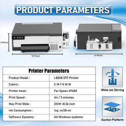 Colorsun L8058 A4 DTF Printer