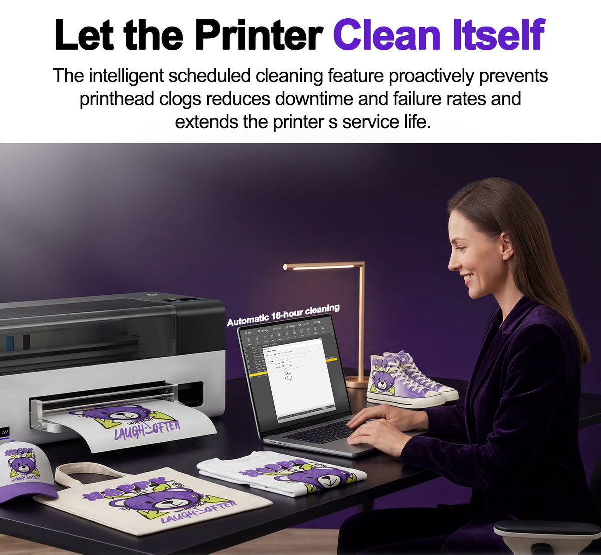 Colorsun Ultra-14-XP600 Commercial DTF Printer